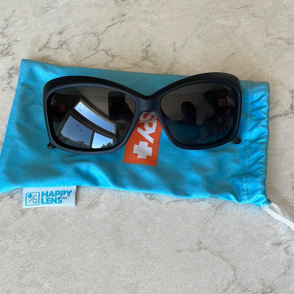 SPY Black Sunglasses with Dark Lenses